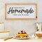 Happiness is Homemade Sign, Wooden Farmhouse Kitchen Wall Décor
